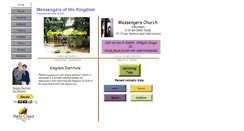 Desktop Screenshot of messengersofhiskingdom.com